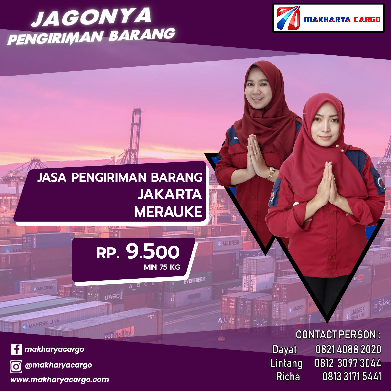 Tarif Ongkos Kirim Jakarta Merauke