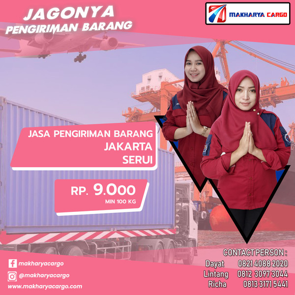 Tarif Ongkos Kirim Jakarta Serui