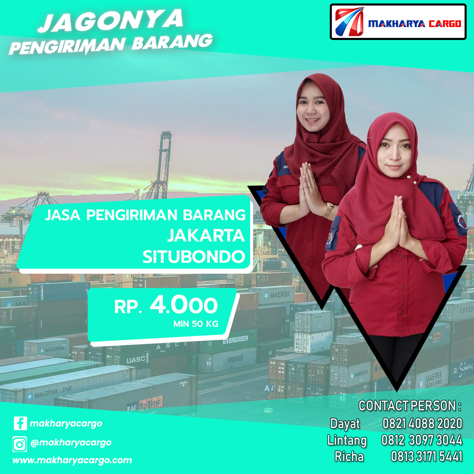 Tarif Ongkos Kirim Jakarta Situbondo