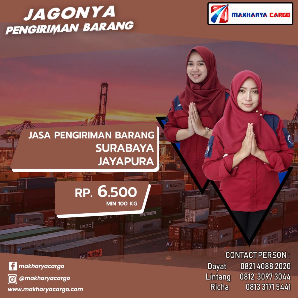 Tarif Ongkos Kirim Surabaya Jayapura