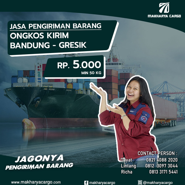 Ongkos Kirim Bandung Gresik