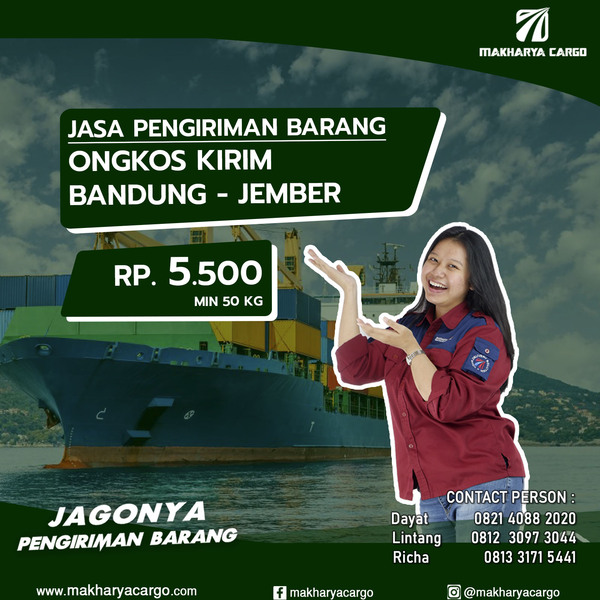 Ongkos Kirim Bandung Jember