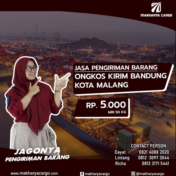 Ongkos Kirim Bandung Kota Malang