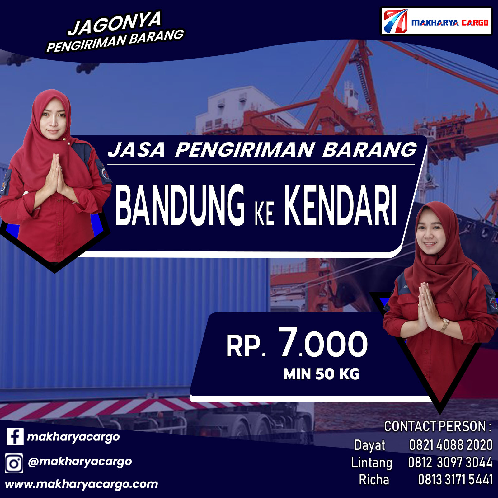 Jasa Pengiriman Barang Bandung Kendari