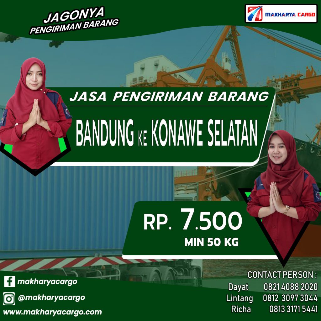 Jasa Pengiriman Barang Bandung Konawe Selatan