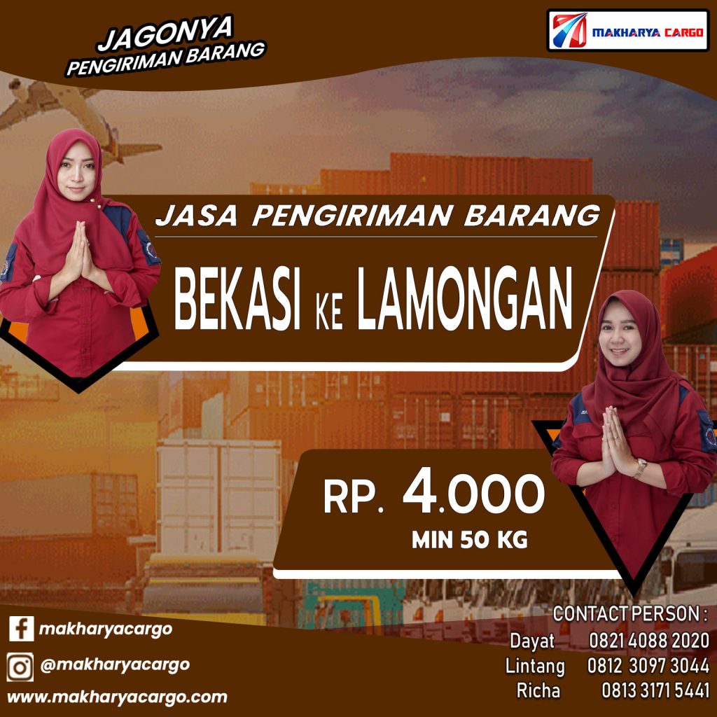 Jasa Pengiriman Barang Bekasi Lamongan