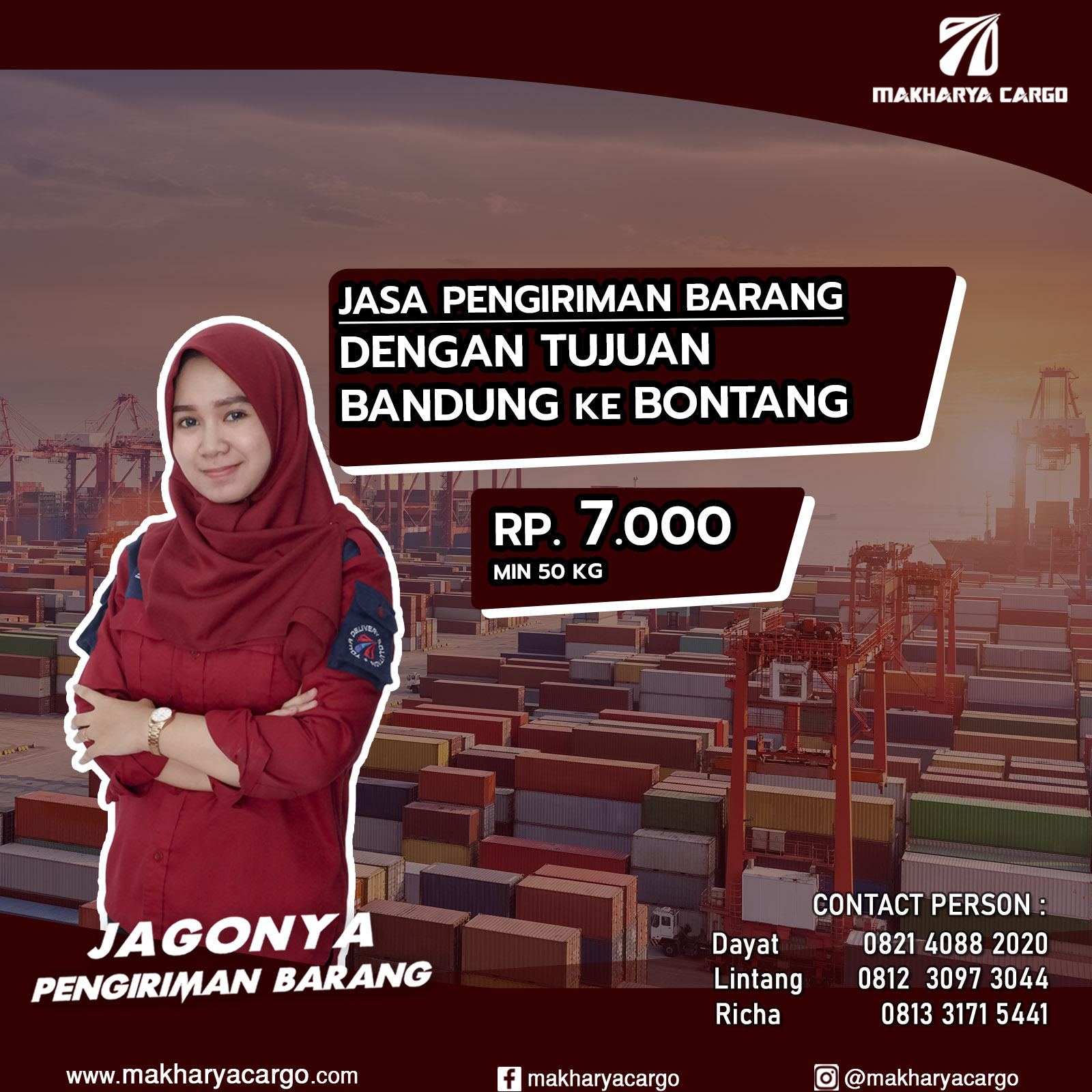 Jasa Pengiriman Barang Bandung Bontang