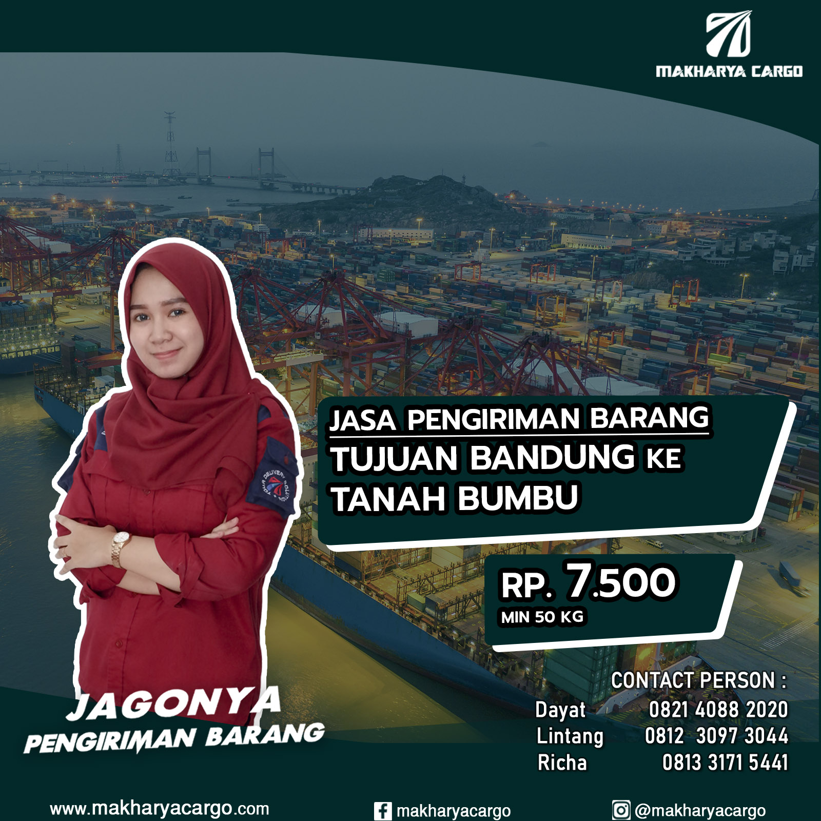 Jasa Pengiriman Barang Bandung Tanah Bumbu