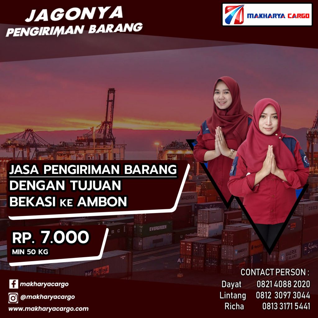 Jasa Pengiriman Barang Bekasi Ambon