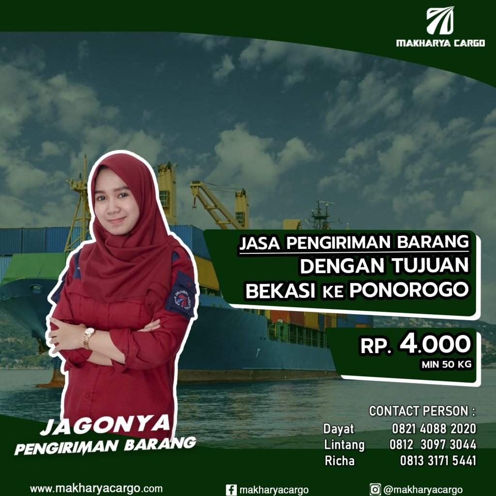 Jasa Pengiriman Barang Bekasi Ponorogo