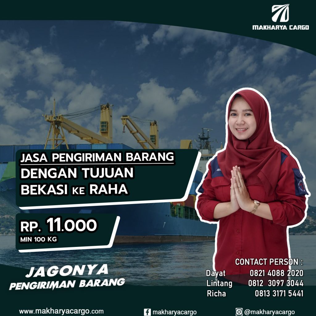 Jasa Pengiriman Barang Bekasi Raha