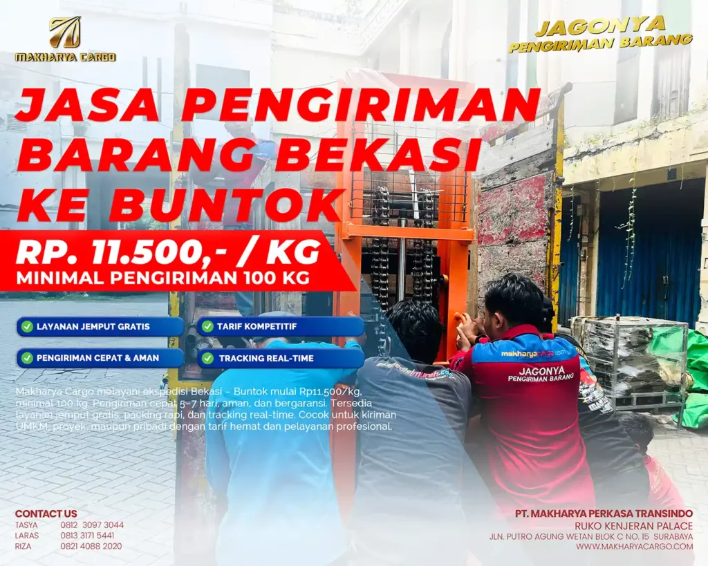 jasa pengiriman barang bekasi buntok