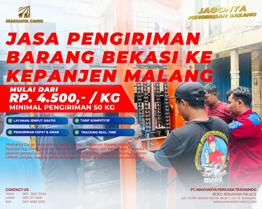 jasa pengiriman barang bekasi kepanjen malang