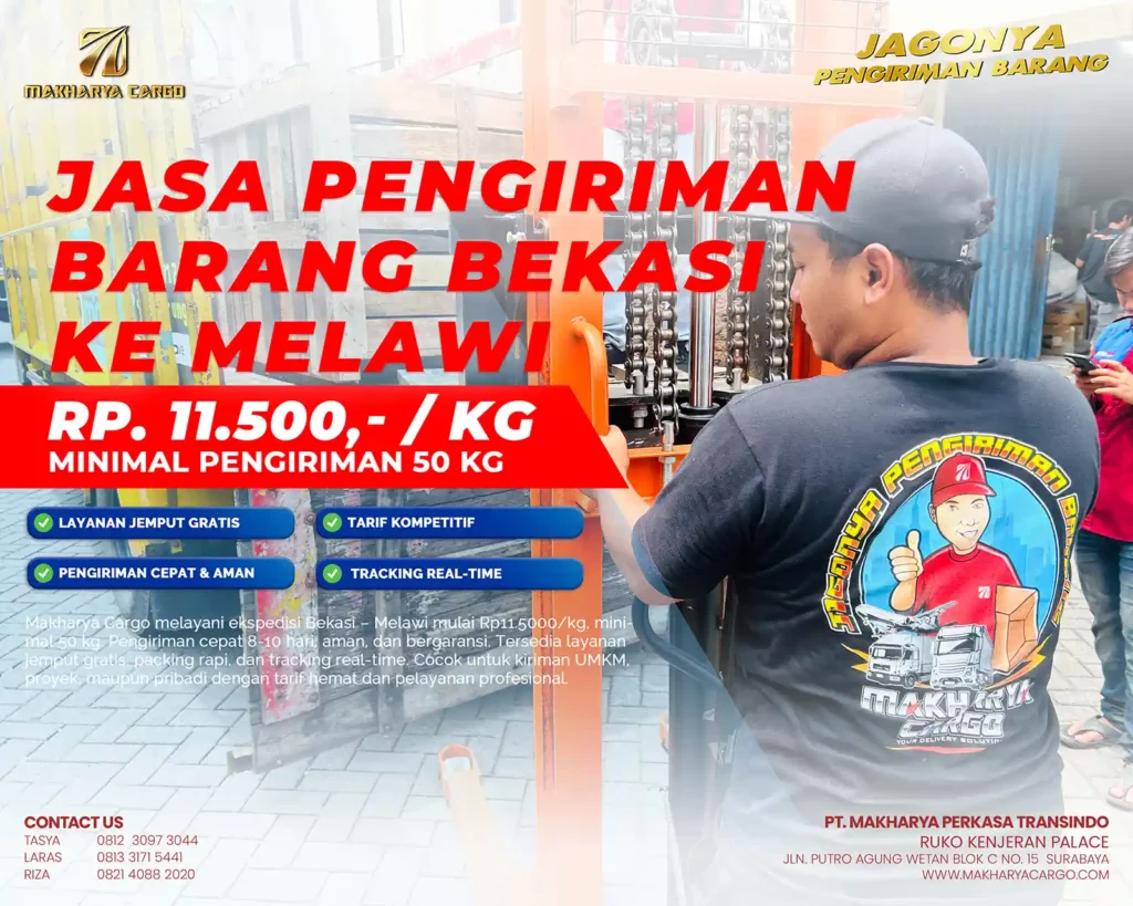 jasa pengiriman barang bekasi melawi termurah 2026
