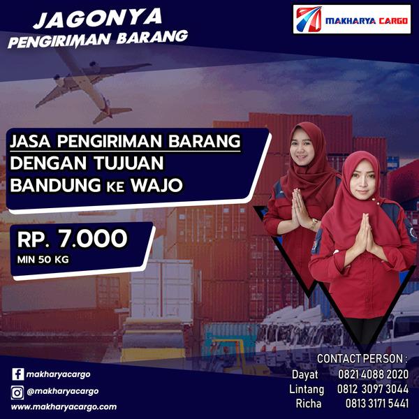 Jasa Pengiriman Barang Bandung Wajo