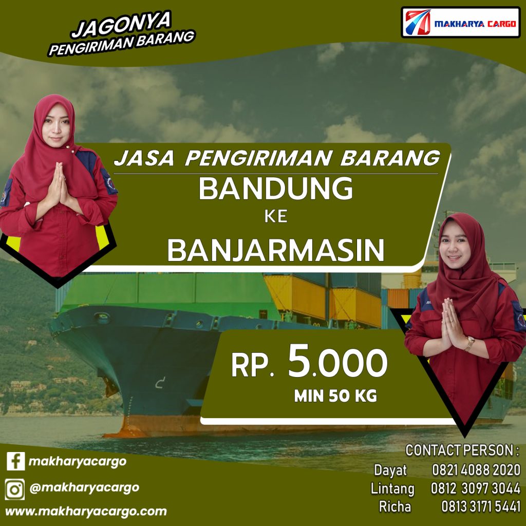 Jasa Pengiriman Barang Bandung Banjarmasin