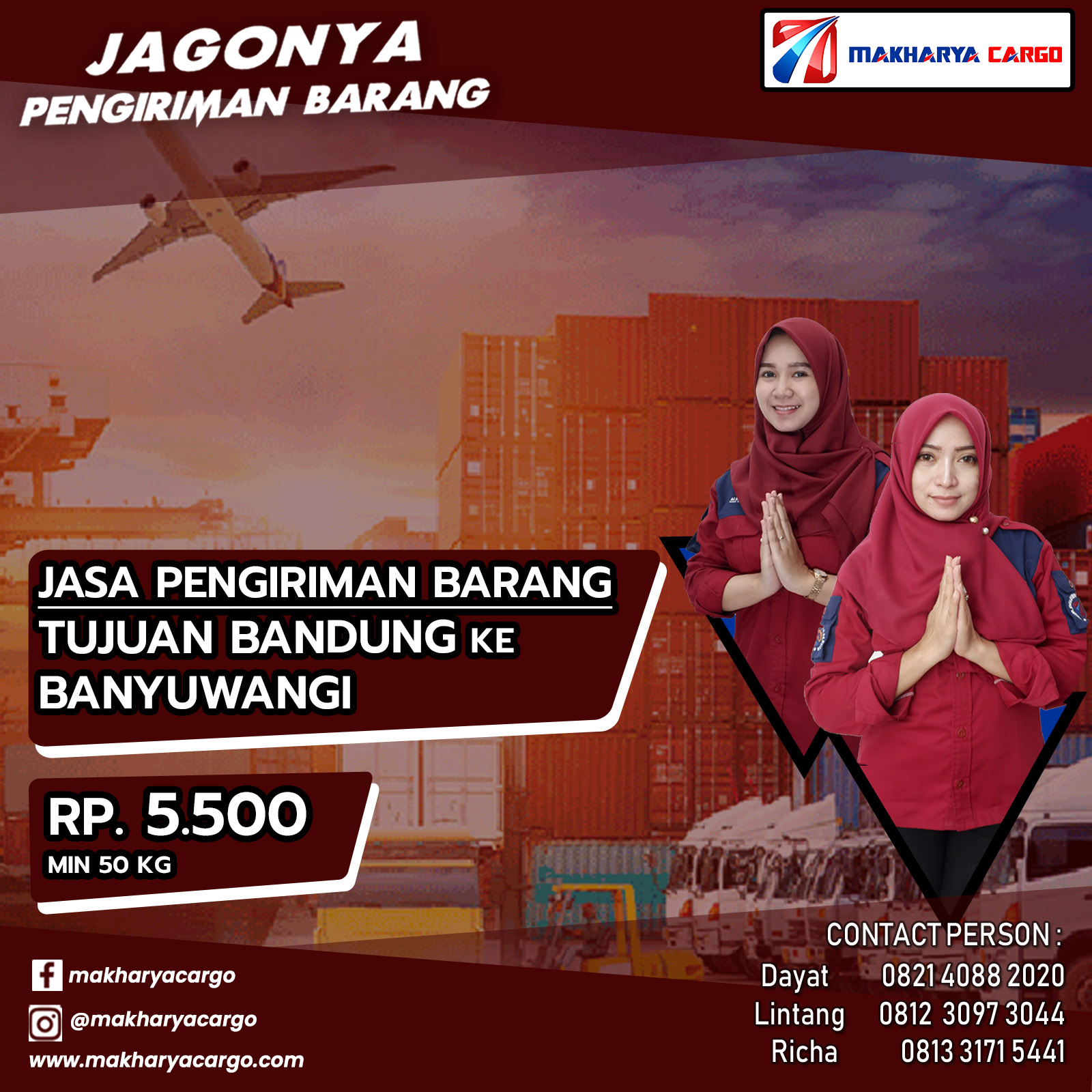 Jasa Pengiriman Barang Bandung Banyuwangi