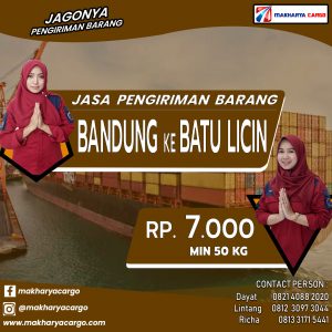 Jasa Pengiriman Barang Bandung Batu Licin