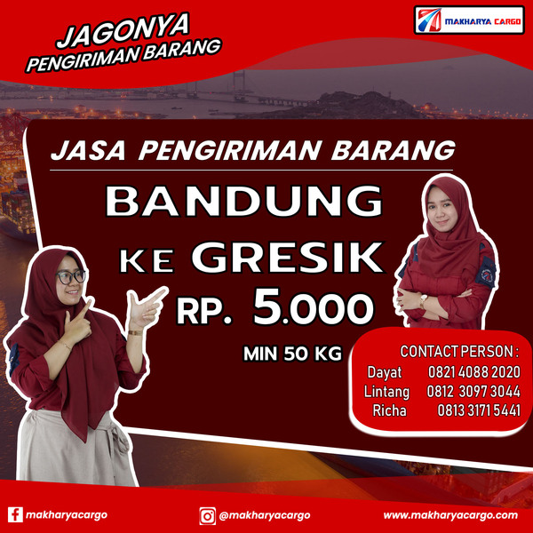 Jasa Pengiriman Barang Bandung Gresik