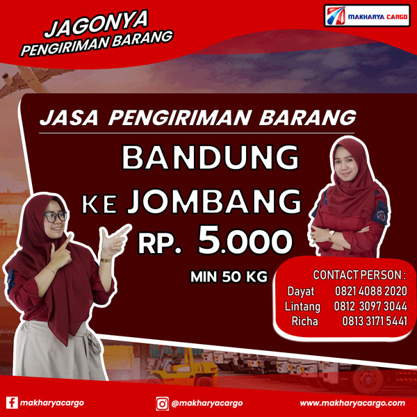 Jasa Pengiriman Barang Bandung Jombang