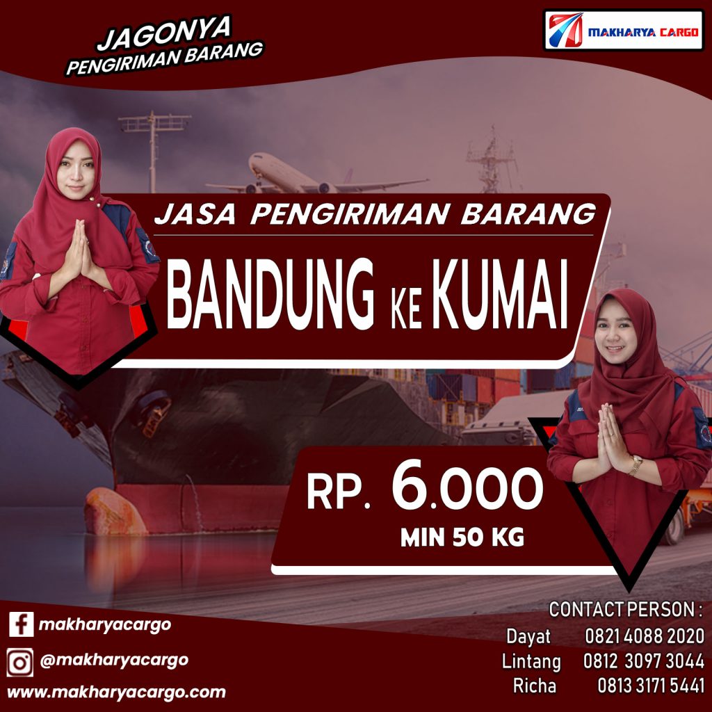 Jasa Pengiriman Barang Bandung Kumai