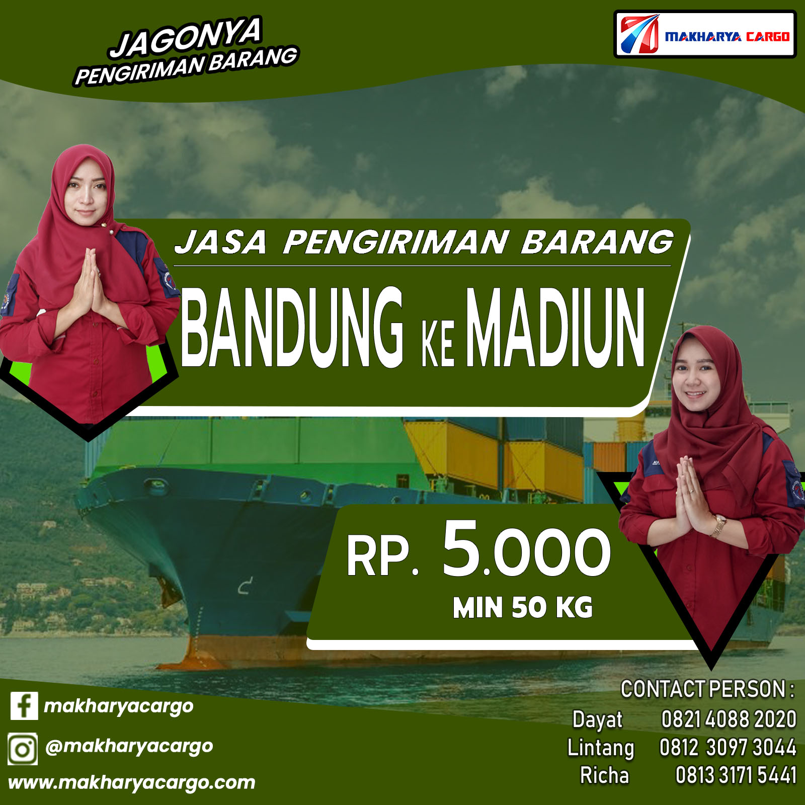 Jasa Pengiriman Barang Bandung Madiun