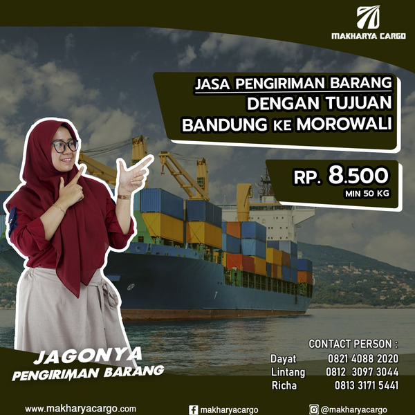 Jasa Pengiriman Barang Bandung Morowali