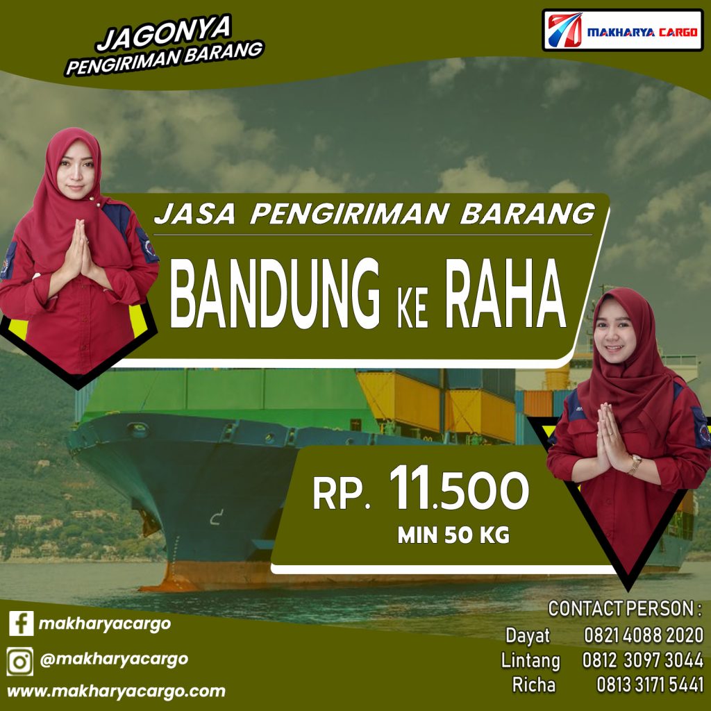 Jasa Pengiriman Barang Bandung Raha