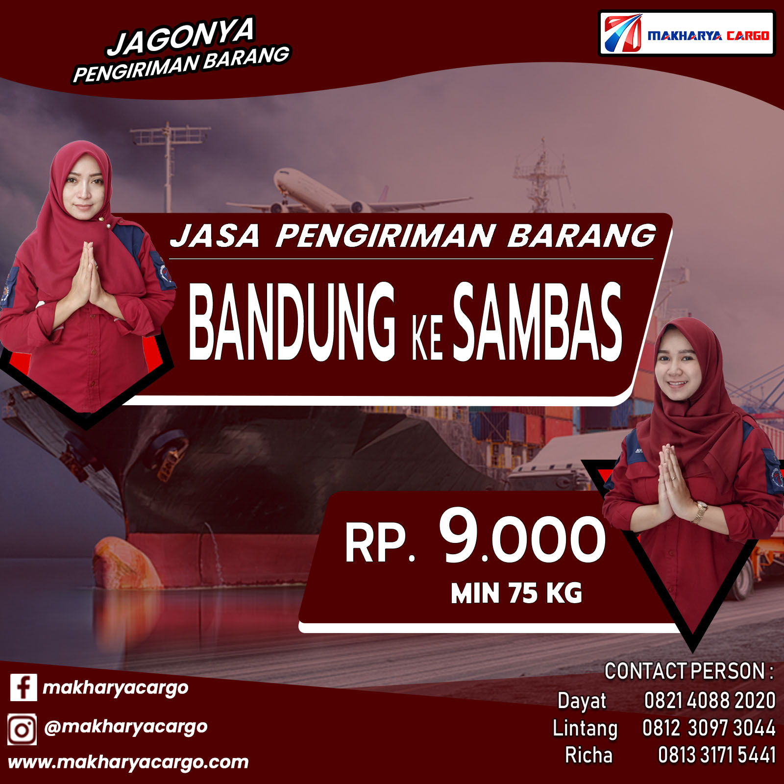 Jasa Pengiriman Barang Bandung Sambas