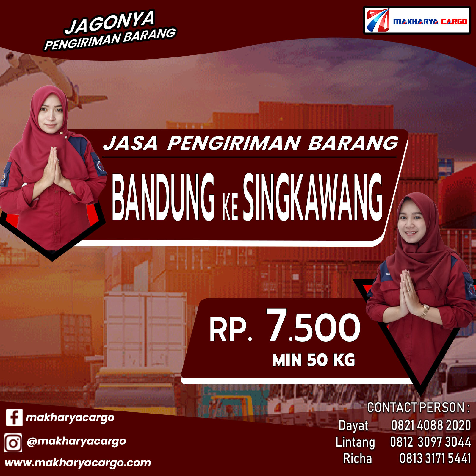 Jasa Pengiriman Barang Bandung Singkawang