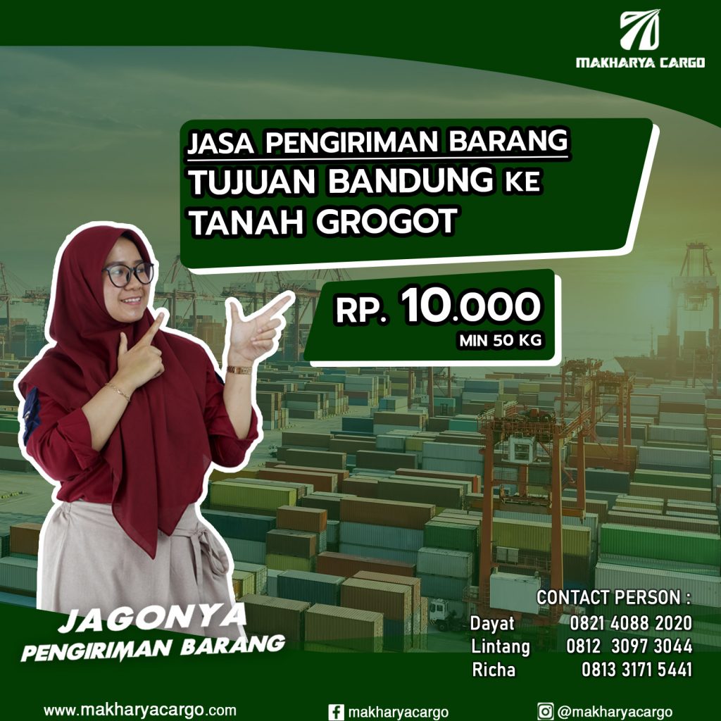 Jasa Pengiriman Bandung Tanah Grogot