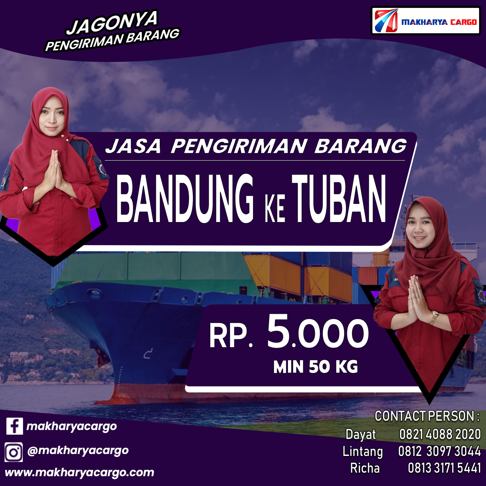 Jasa Pengiriman Barang Bandung Tuban