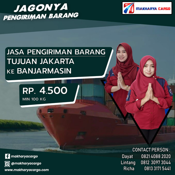 Jasa Pengiriman Barang Jakarta Banjarmasin