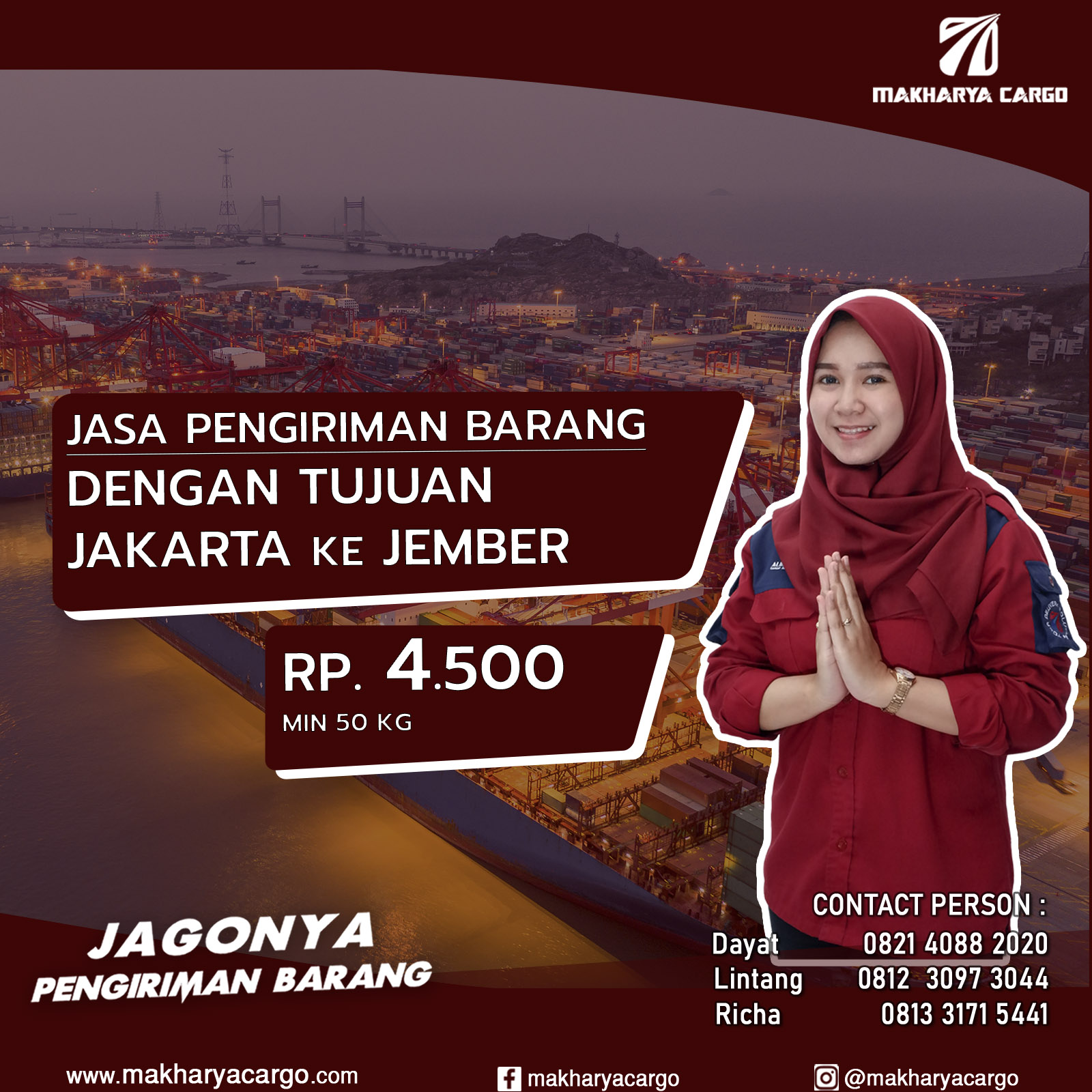 Jasa Pengiriman Barang Jakarta Jember