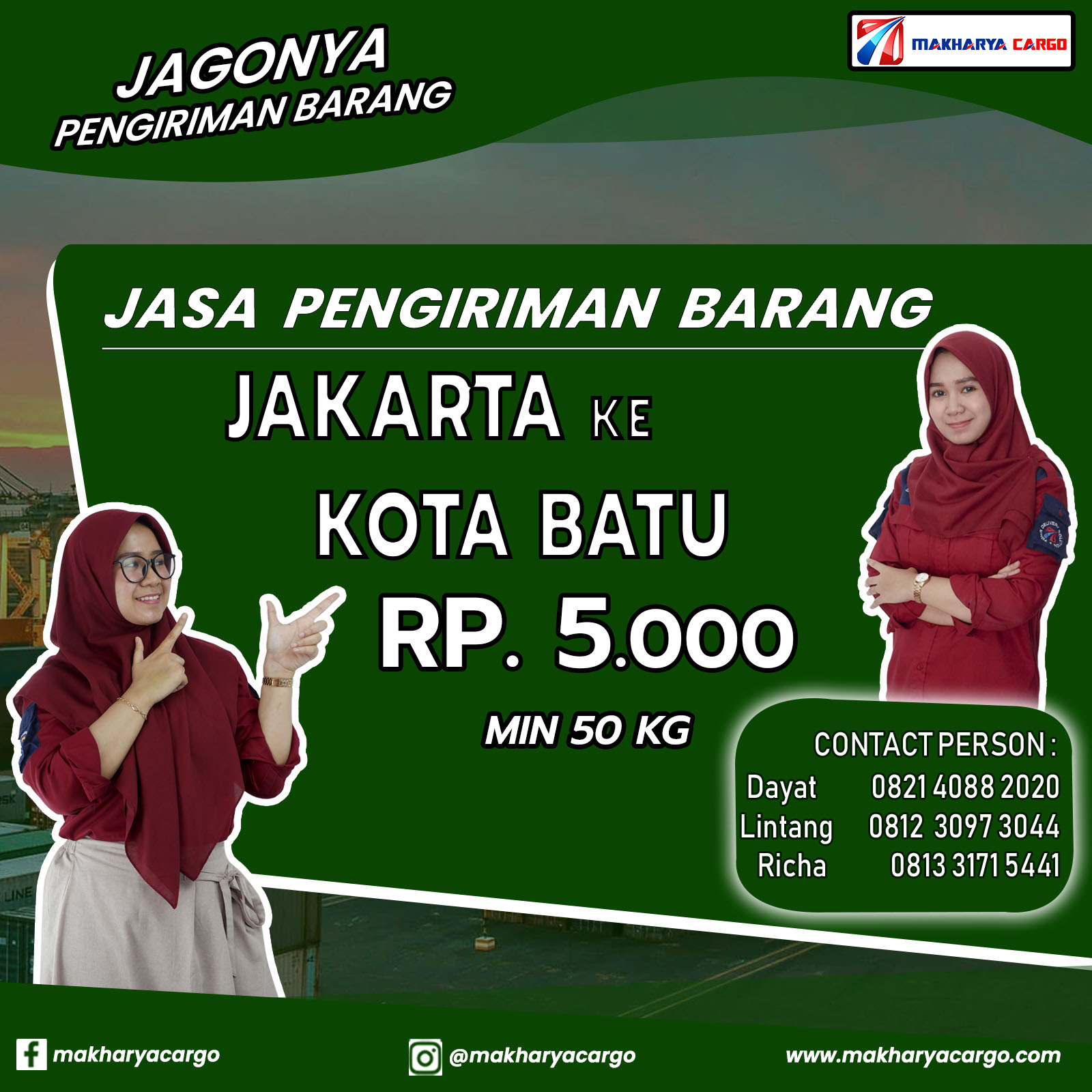 Jasa Pengiriman Barang Jakarta Kota Batu