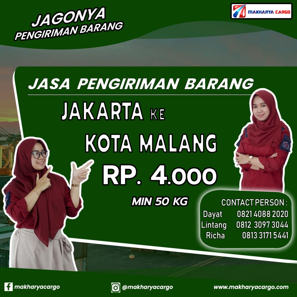 Jasa Pengiriman Barang Jakarta Kota Malang