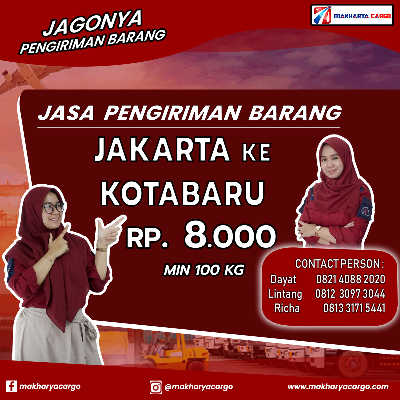 Jasa Pengiriman Barang Jakarta Kotabaru