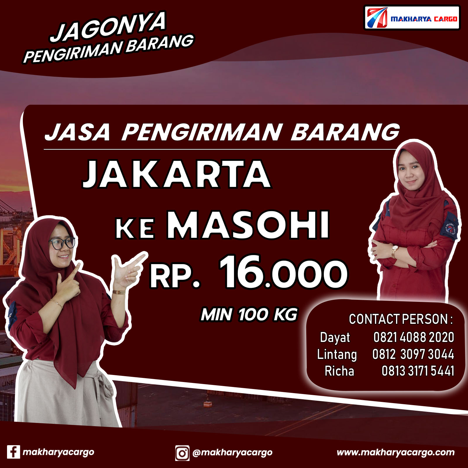 Jasa Pengiriman Barang Jakarta Masohi