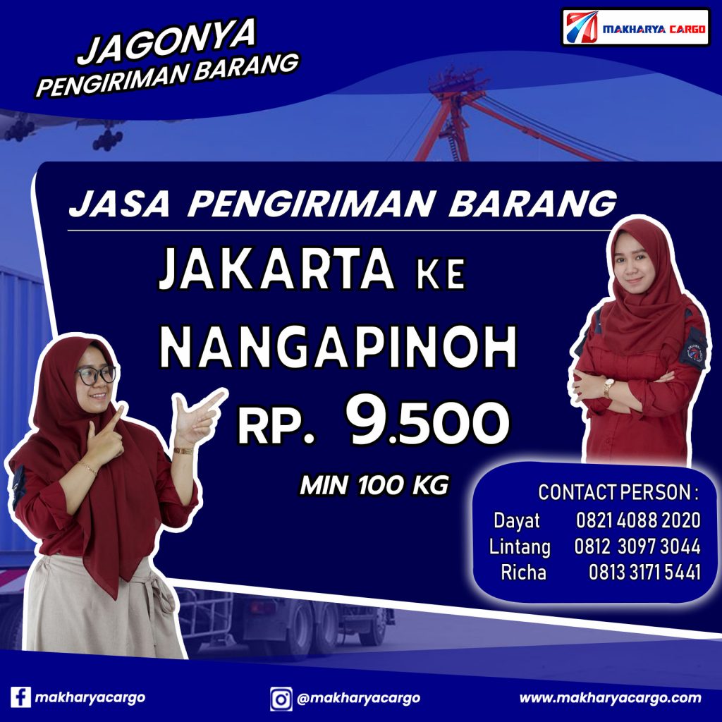 Jasa Pengiriman Barang Jakarta Nangapinoh