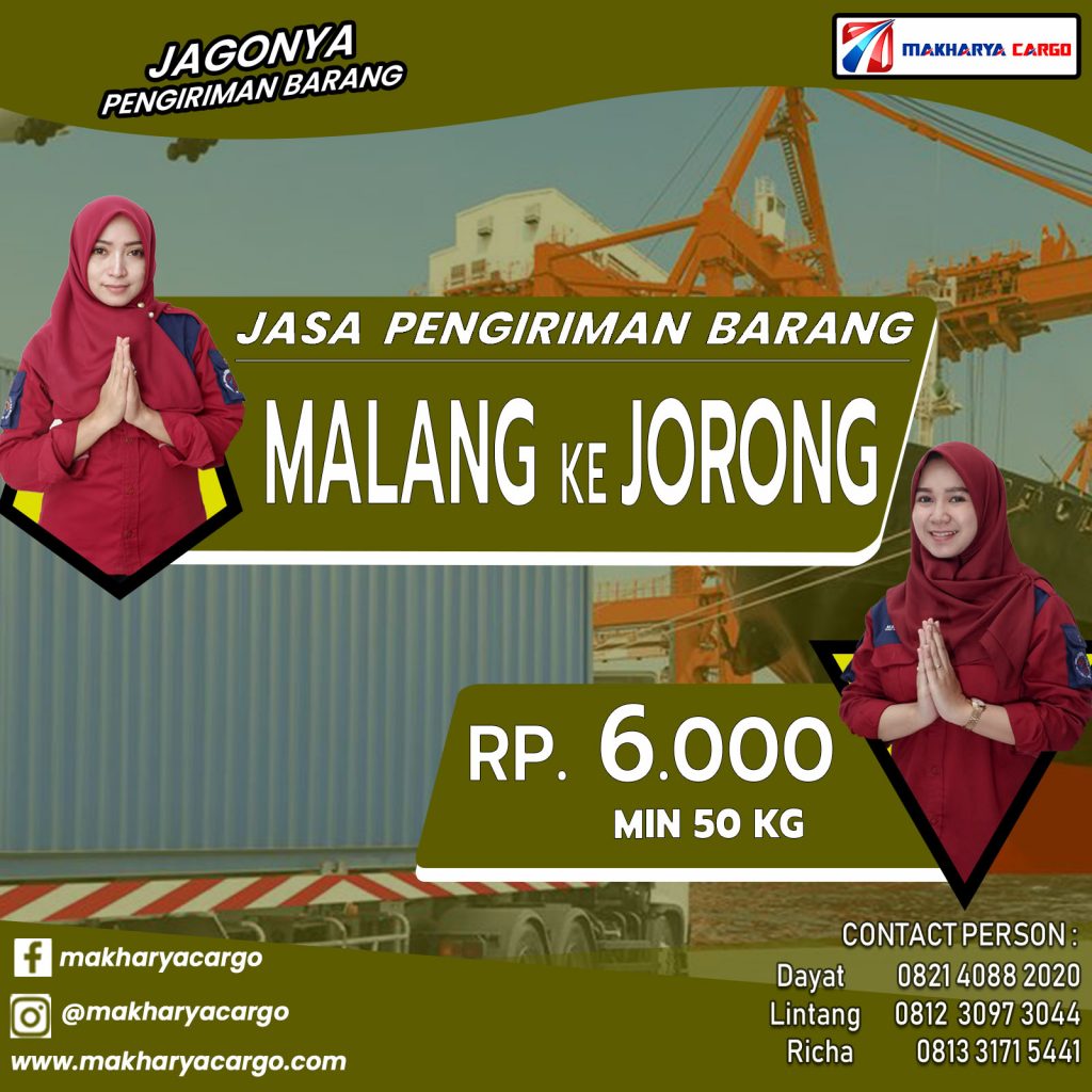 Jasa Pengiriman Barang Malang Jorong