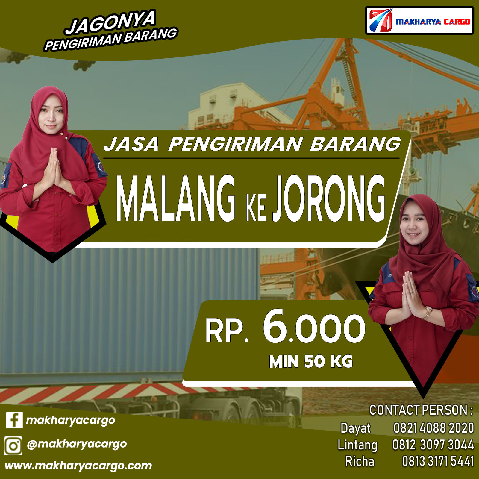 Jasa Pengiriman Barang Malang Jorong