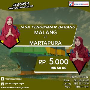 Jasa Pengiriman Barang Malang Martapura