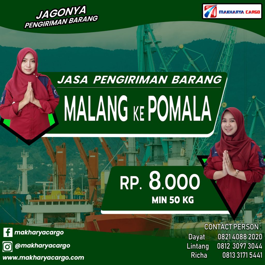 Jasa Pengiriman Barang Malang Pomala