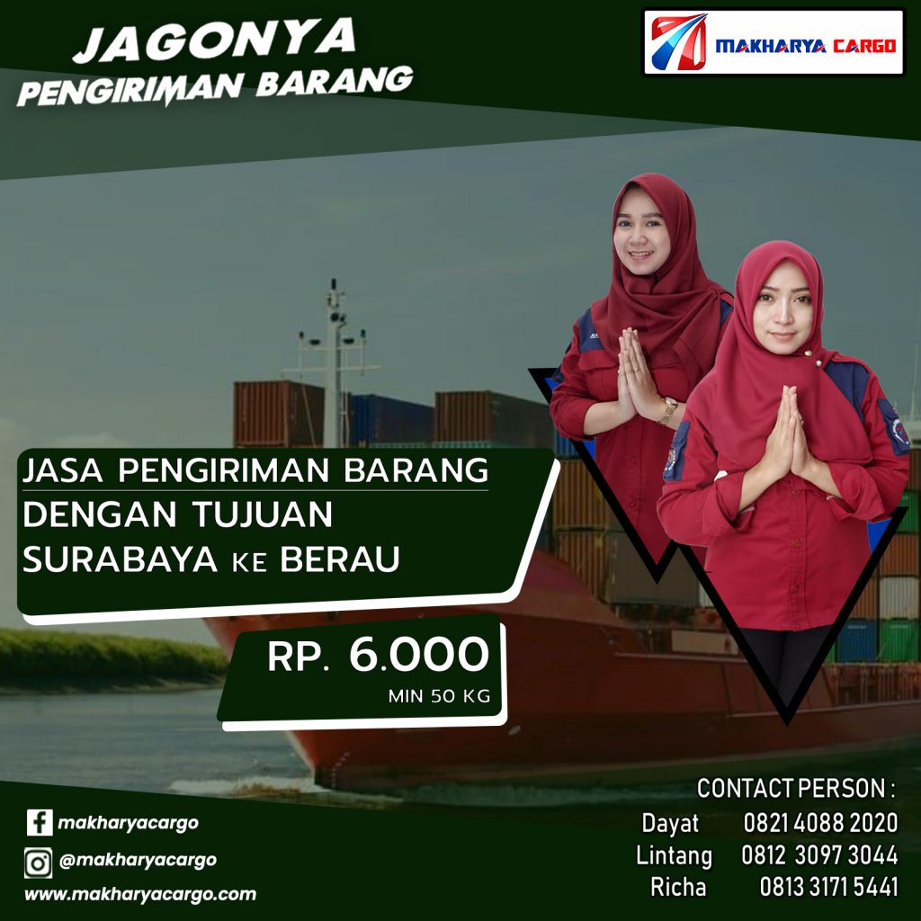 Jasa Pengiriman Barang Surabaya Berau