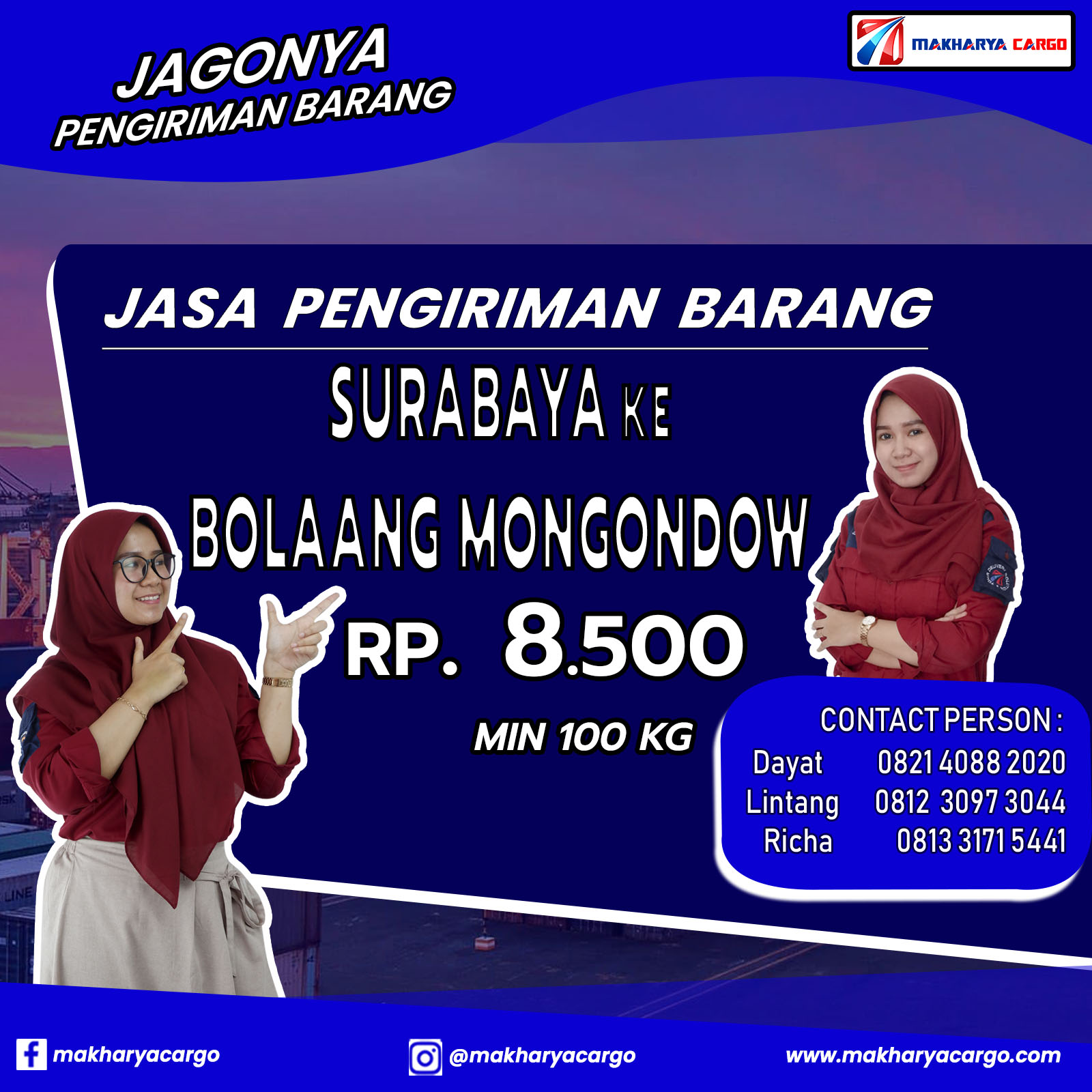 Jasa Pengiriman Surabaya Bolaang Mongondow