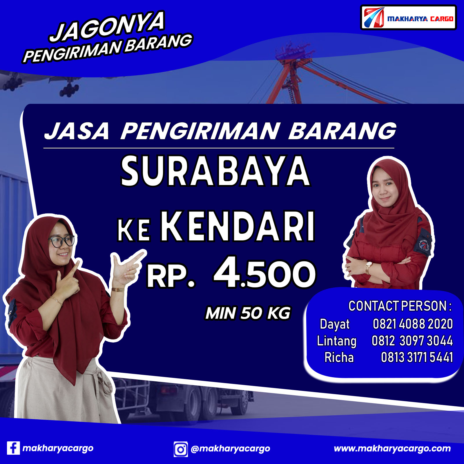 Jasa Pengiriman Barang Surabaya Kendari