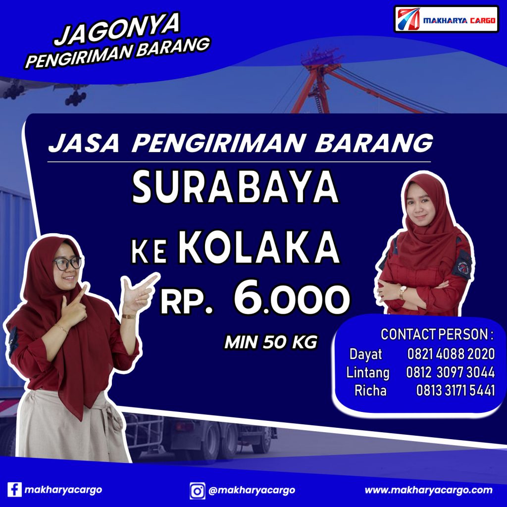 Jasa Pengiriman Barang Surabaya Kolaka