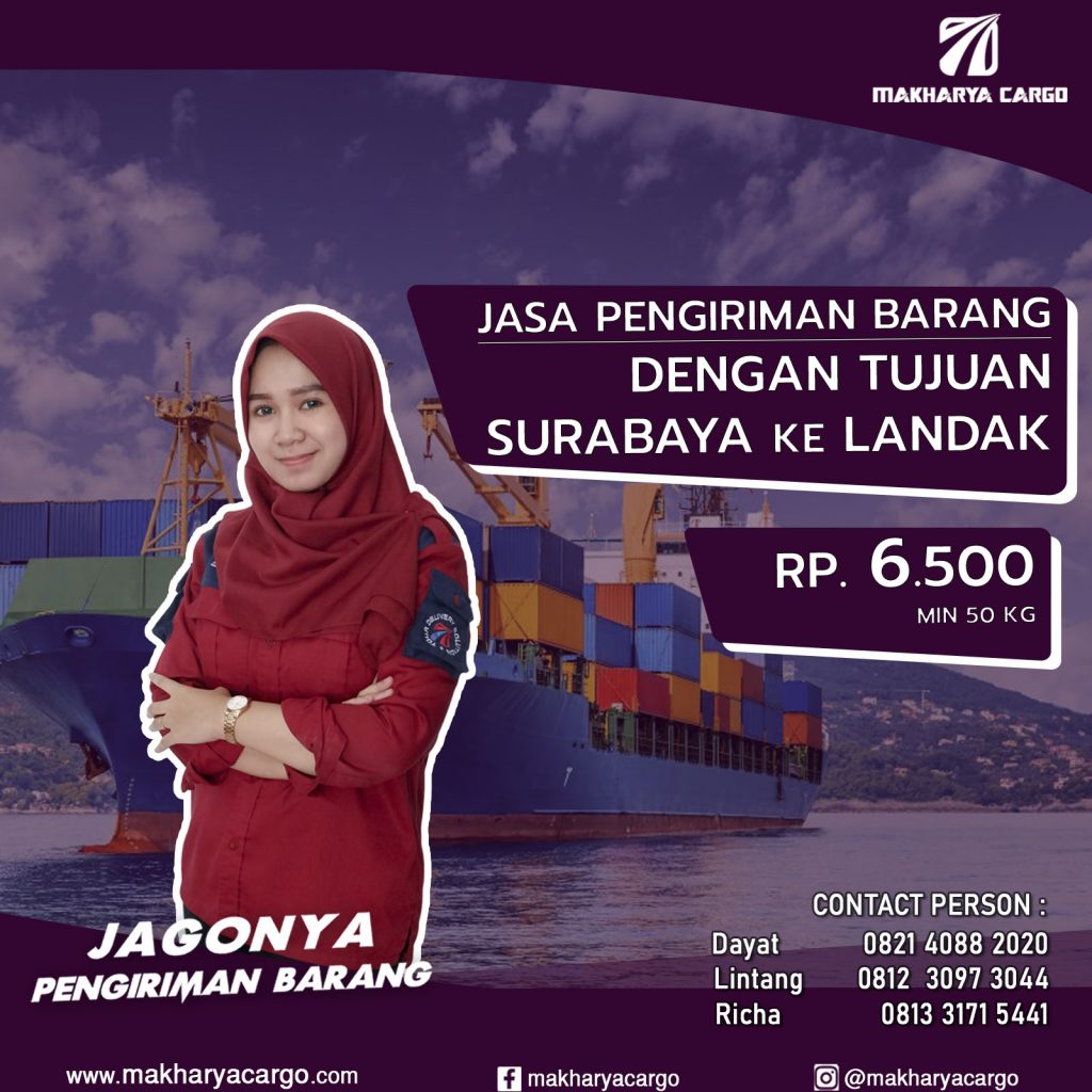 Jasa Pengiriman Barang Surabaya Landak