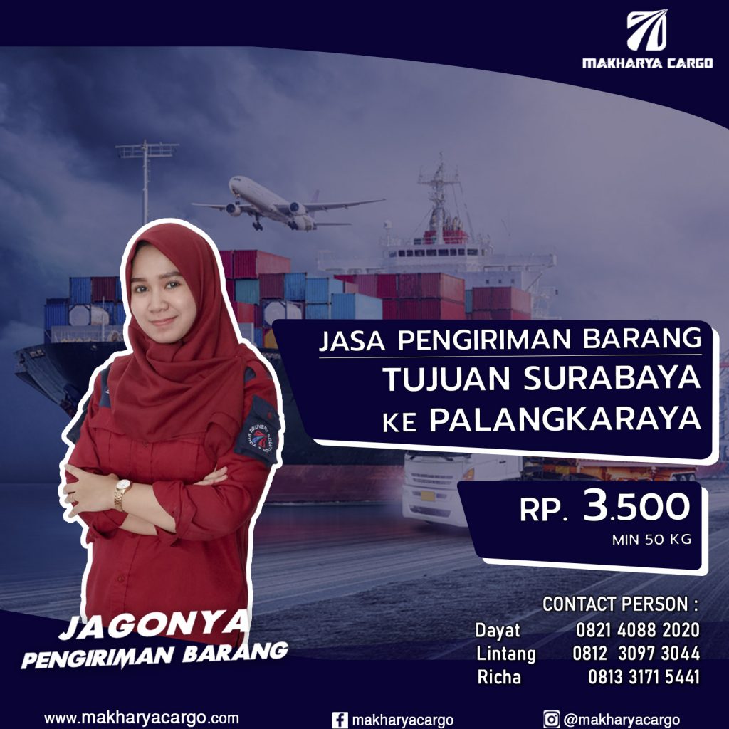 Jasa Pengiriman Surabaya Palangkaraya