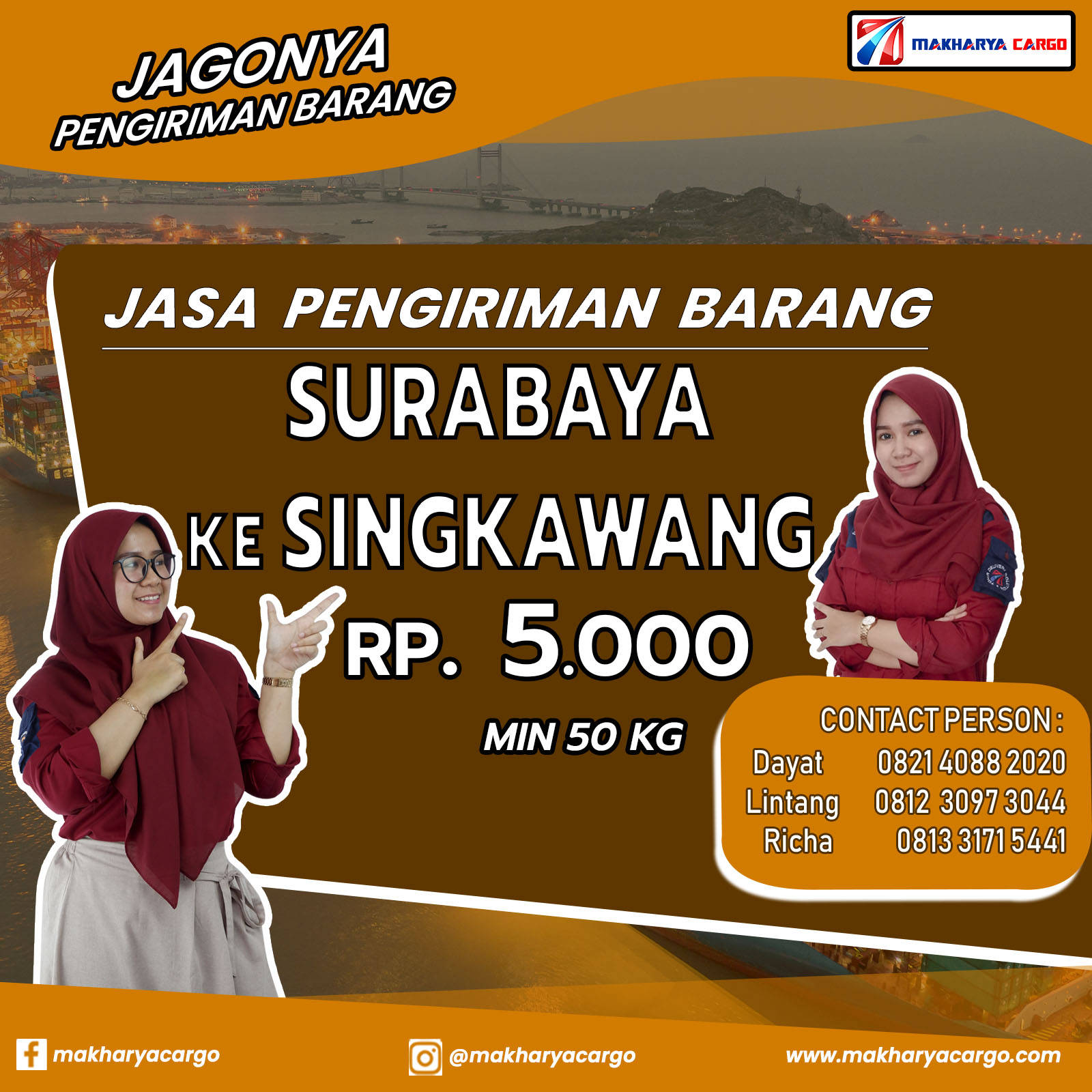 Jasa Pengiriman Barang Surabaya Singkawang